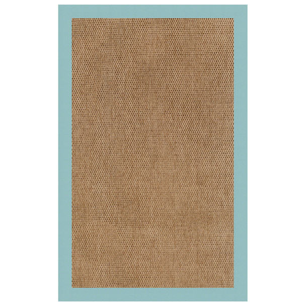 Capel Zelda-Basketweave Canvas Aquatic 2085_429 Indoor/outdoor Bordered