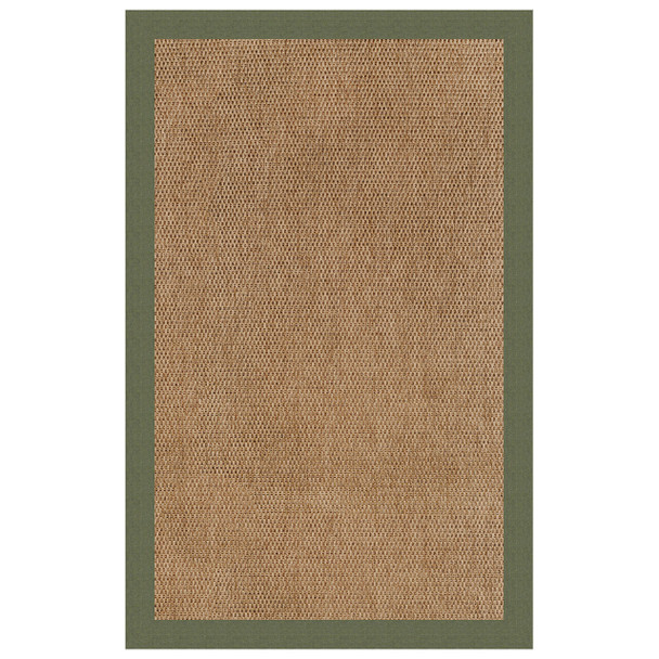 Capel Zelda-Basketweave Canvas Fern 2085_274 Indoor/outdoor Bordered