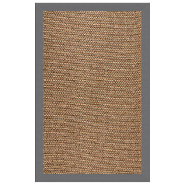 Capel Islamorada-Diamond Canvas Charcoal 2088_355 Indoor/outdoor Bordered