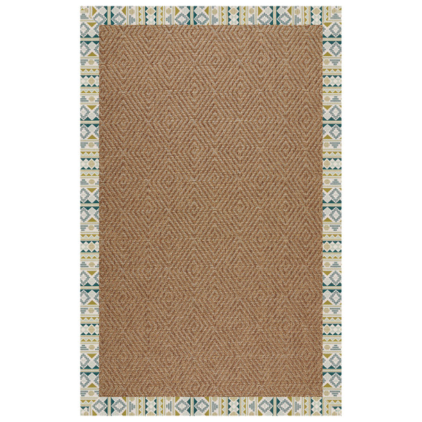 Capel Islamorada-Diamond Inca Lime 2088_219 Indoor/outdoor Bordered