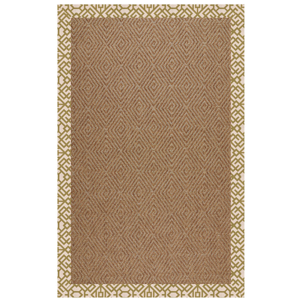 Capel Islamorada-Diamond Lattice Pesto 2088_276 Indoor/outdoor Bordered