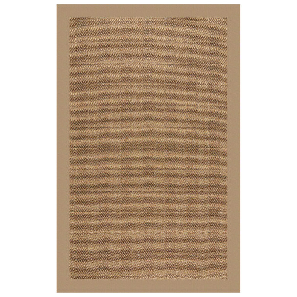 Capel Islamorada-Herringbone Canvas Camel 2091_727 Indoor/outdoor Bordered