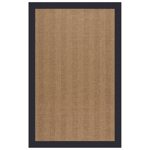 Capel Islamorada-Herringbone Canvas Navy 2091_497 Indoor/outdoor Bordered