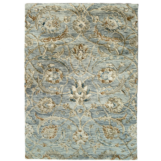 Capel Shakta-Vivienne Grotto Blue 2552_420 Hand Tufted Rugs