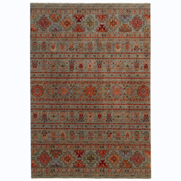 Capel Lineage-Kilim Cadet Blue 3459_400 Machine Made