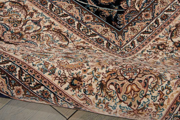 Nourison Persian Palace PPL03 Navy Area Rugs