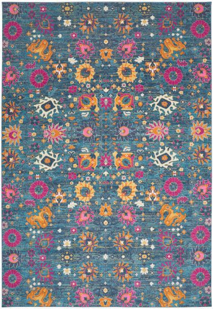 Nourison Passion PSN01 Denim Area Rugs