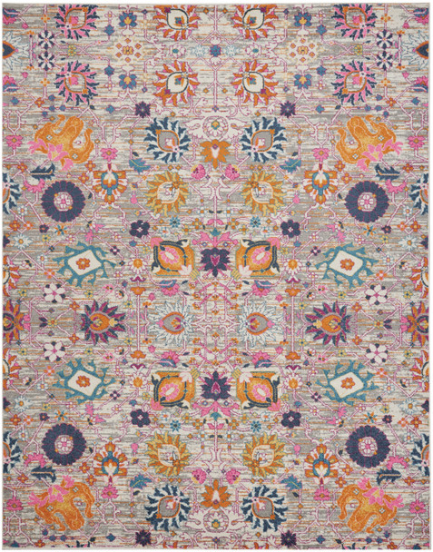 Nourison Passion PSN01 Silver Area Rugs