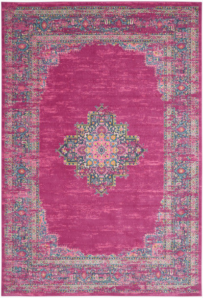 Nourison Passion PSN03 Fuchsia Area Rugs