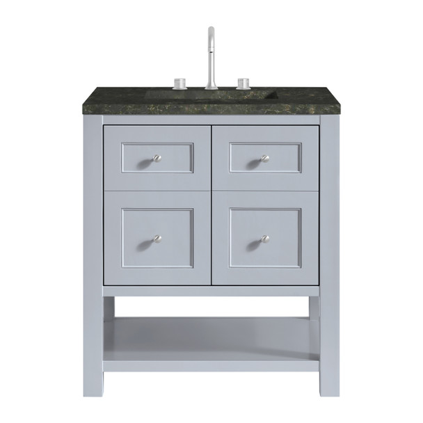 Breckenridge 30" Single Vanity, Serenity Blue, w/ 3 CM Phantome Eclos Top
