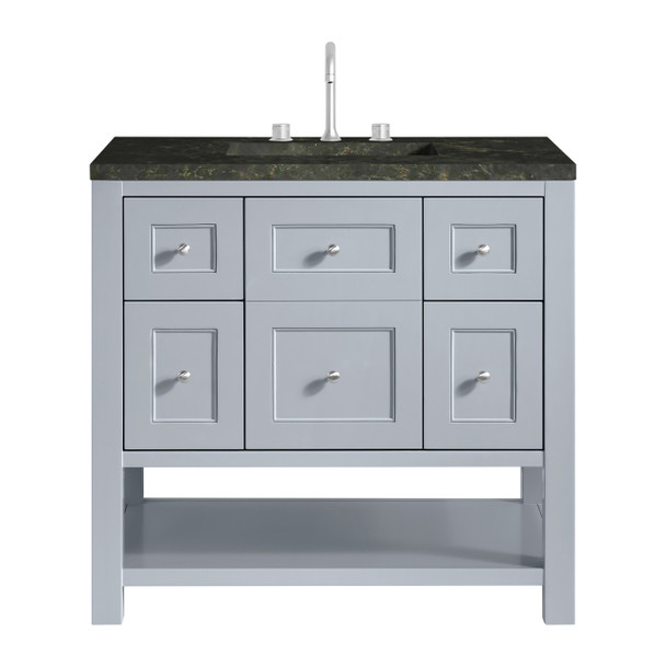 Breckenridge 36" Single Vanity, Serenity Blue, w/ 3 CM Phantome Eclos Top