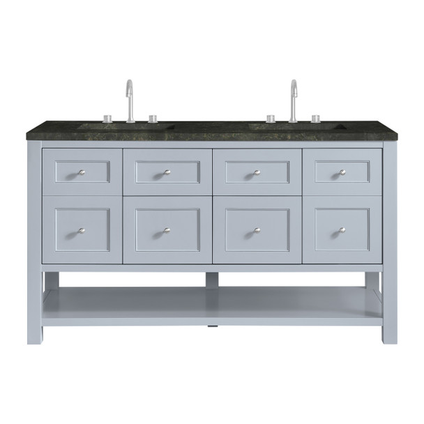 Breckenridge 60" Double Vanity, Serenity Blue, w/ 3 CM Phantome Eclos Top