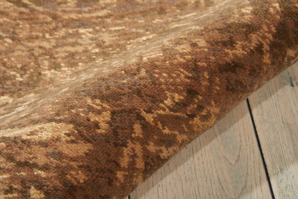 Nourison Silken Allure SLK19 Chocolate Area Rugs