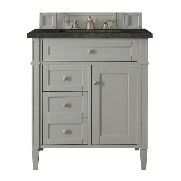 Brittany 30" Single Vanity, Urban Gray, w/ 3 CM Phantome Eclos Top