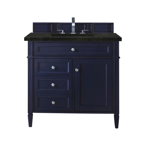 Brittany 36" Single Vanity, Victory Blue, w/ 3 CM Phantome Eclos Top