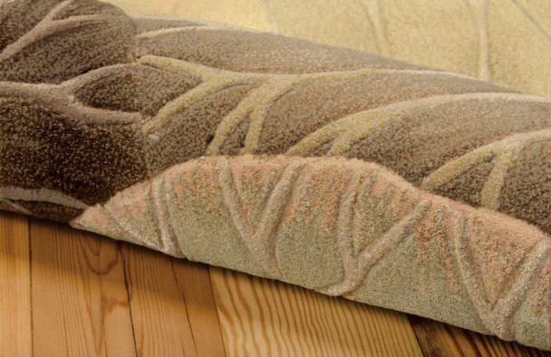 Nourison Tropics TS12 Brown/green Area Rugs