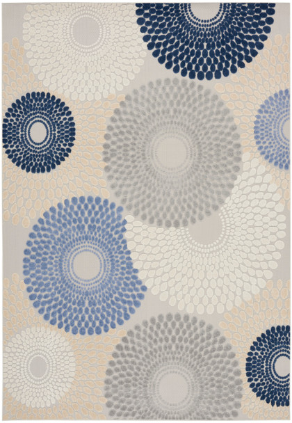 Nourison Aloha ALH29 Blue Grey Area Rugs