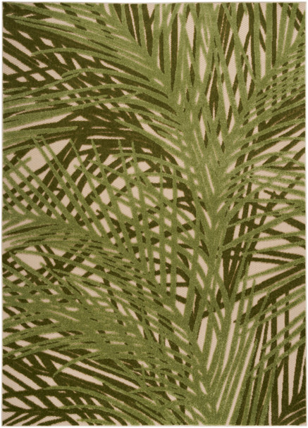 Nourison Aloha ALH41 Ivory Green Area Rugs