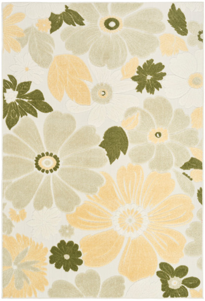 Nourison Aloha ALH42 Ivory Green Area Rugs