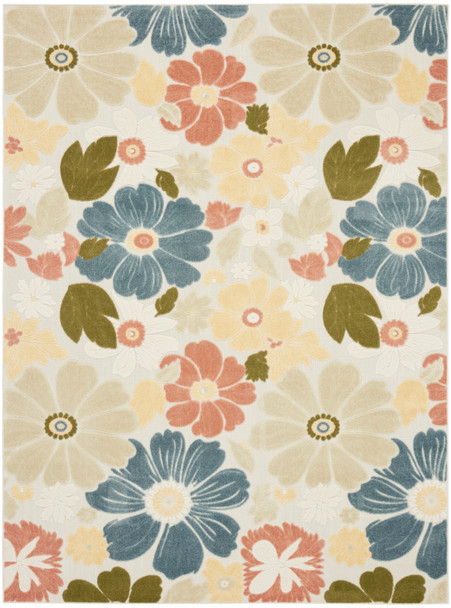 Nourison Aloha ALH42 Multicolor Area Rugs