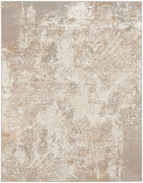 Nourison Ambiance AMI03 Ivory Silver Area Rugs