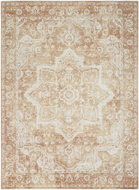 Nourison Astra Machine Washable ASW12 Rust Area Rugs