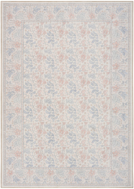 Nourison Botanical Washables BOT03 Ivory Multicolor Area Rugs