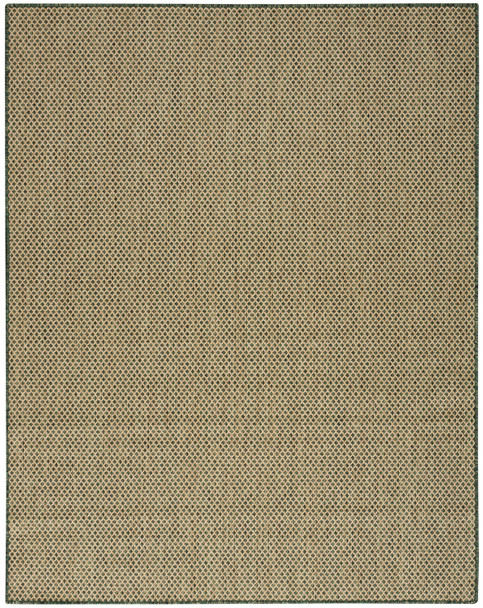 Nourison Courtyard COU01 Green Area Rugs