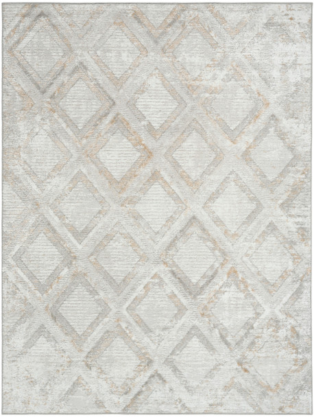 Nourison Dekor DEK05 Grey Area Rugs