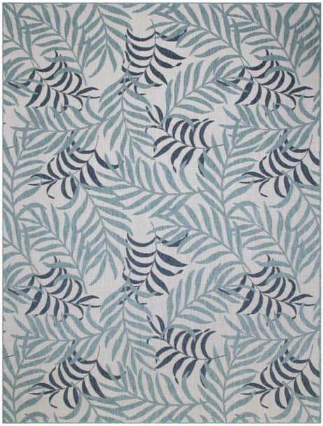Nourison Garden Oasis GOA01 Blue Area Rugs