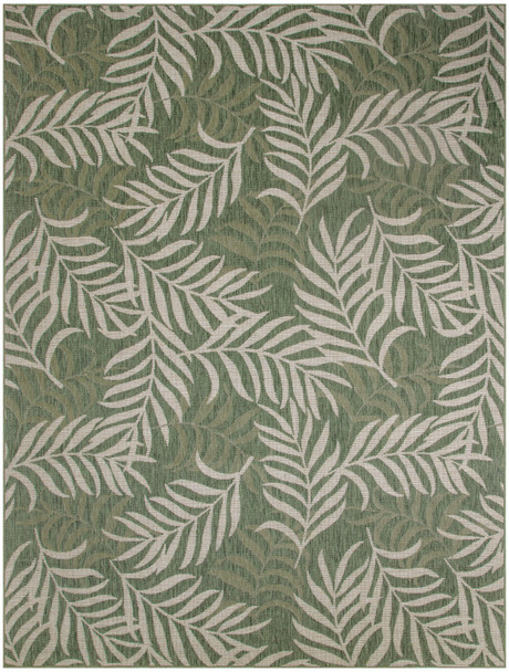 Nourison Garden Oasis GOA01 Green Ivory Area Rugs