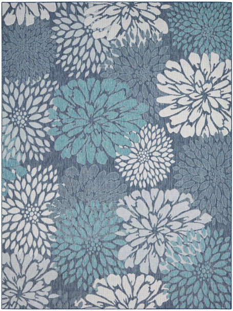 Nourison Garden Oasis GOA06 Navy Area Rugs