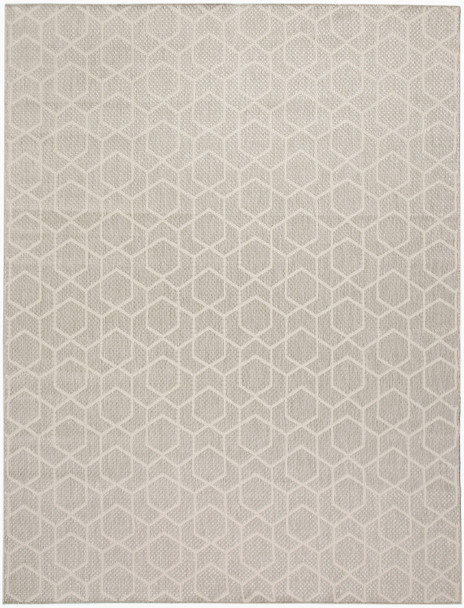 Nourison Horizon Indoor/Outdoor HOZ01 Grey Area Rugs