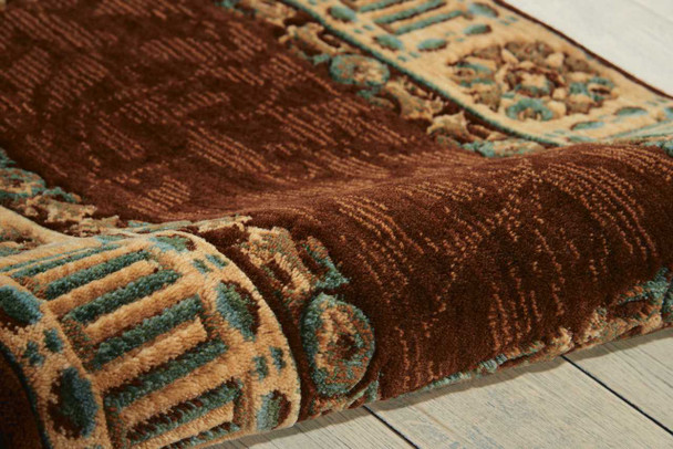 Nourison Vallencierre VA27 Brown Area Rugs