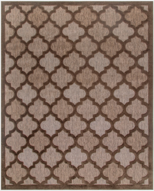 Nourison Easy Care NES01 Brown Area Rugs