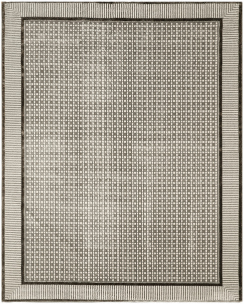 Nourison Nordic NRC03 Ivory Grey Area Rugs