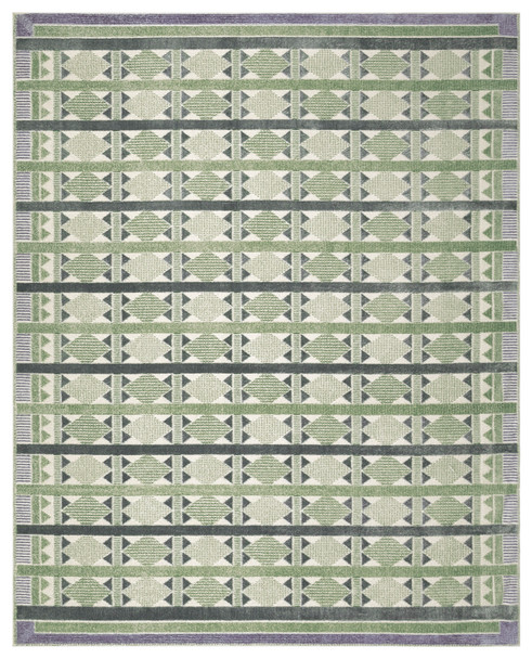 Nourison Nordic NRC06 Green Blue Area Rugs
