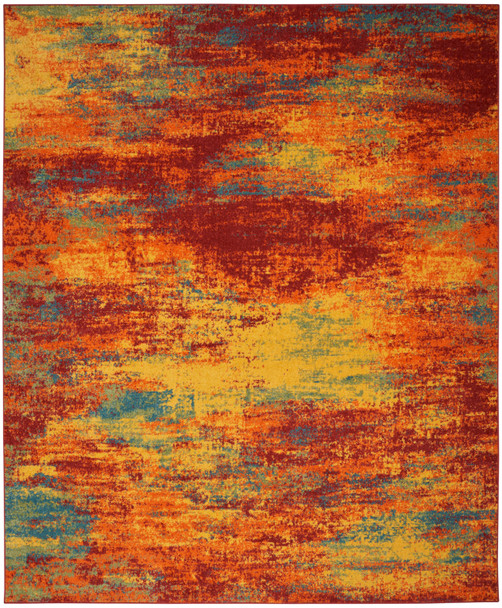 Nourison Nourison Essentials NRE06 Flame Area Rugs