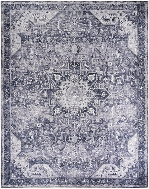 Nourison Nourison Washables NWB15 Charcoal Grey Area Rugs