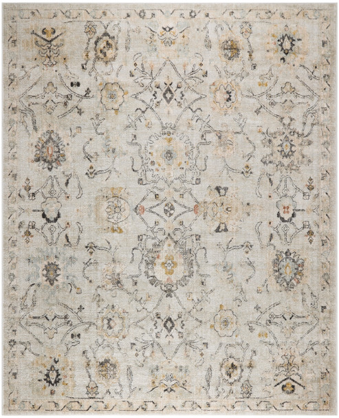 Nourison Oushak Home OUS01 Grey Area Rugs