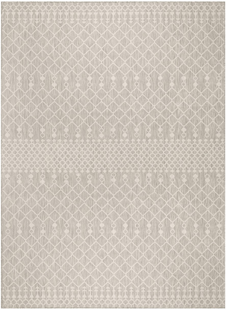 Nourison Positano POS02 Light Grey Area Rugs