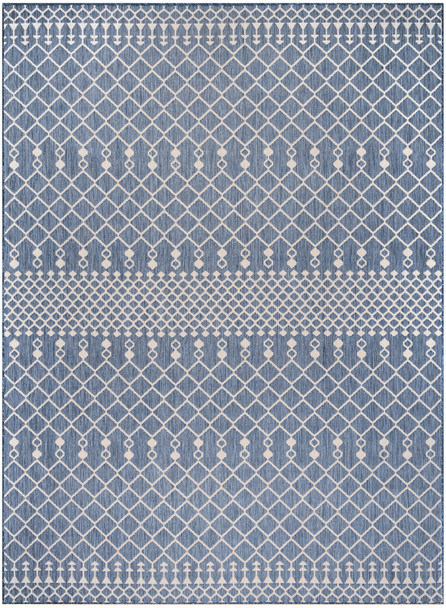 Nourison Positano POS02 Navy Blue Area Rugs