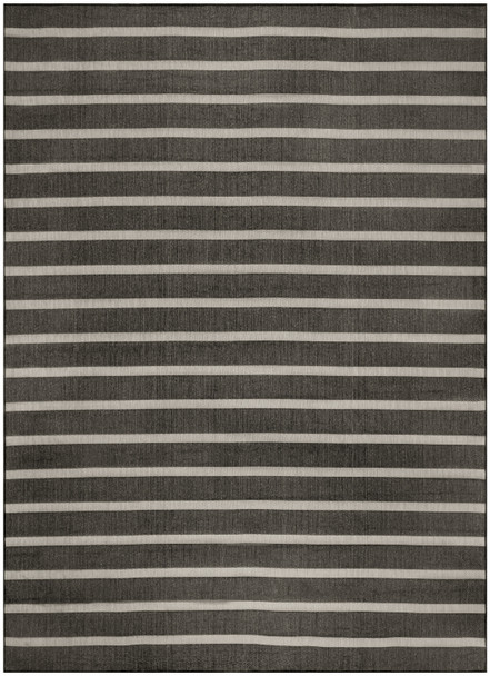 Nourison Positano POS03 Black Ivory Area Rugs