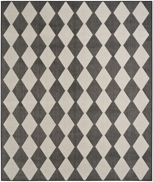 Nourison Positano POS04 Black Area Rugs