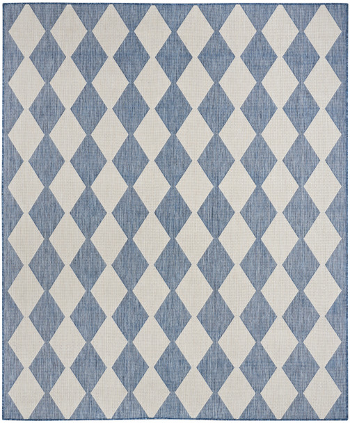 Nourison Positano POS04 Navy Blue Area Rugs