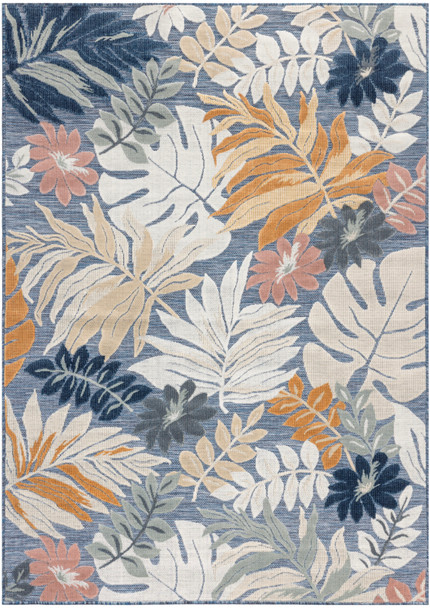 Nourison Suncoast SNC02 Denim Multicolor Area Rugs