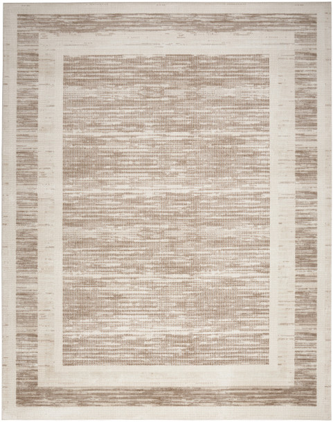 Nourison Serenity Home SRH07 Mocha Ivory Area Rugs