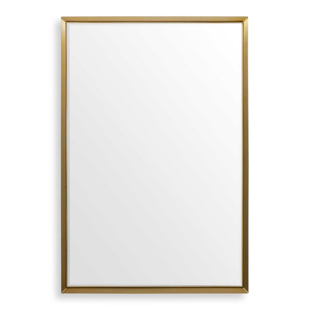 Uttermost Heisler Brass Mirror