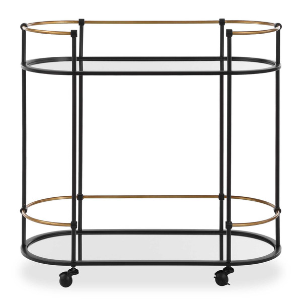 Uttermost Andre Iron Bar Cart