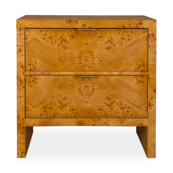 Uttermost Indus 2 Drawer Burl Chest